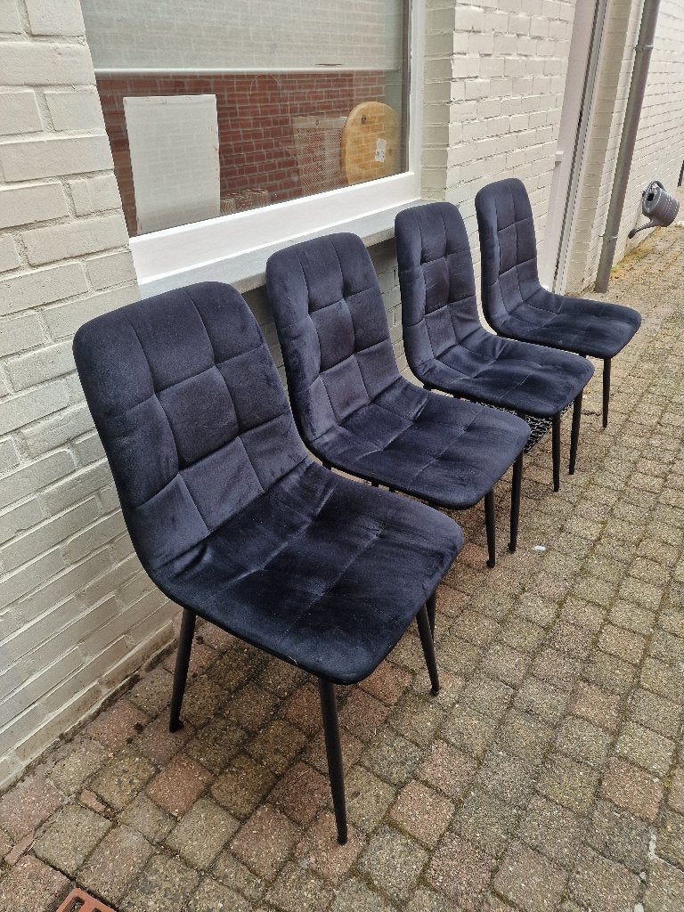 Eetkamerstoelen, Maison & Meubles, Chaises, Synthétique, Enlèvement, Utilisé, Quatre