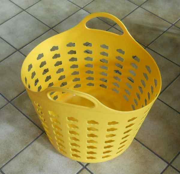 Panier vintage (70's) en matière synthétique flexible, Enlèvement, Utilisé, Synthétique, Panier