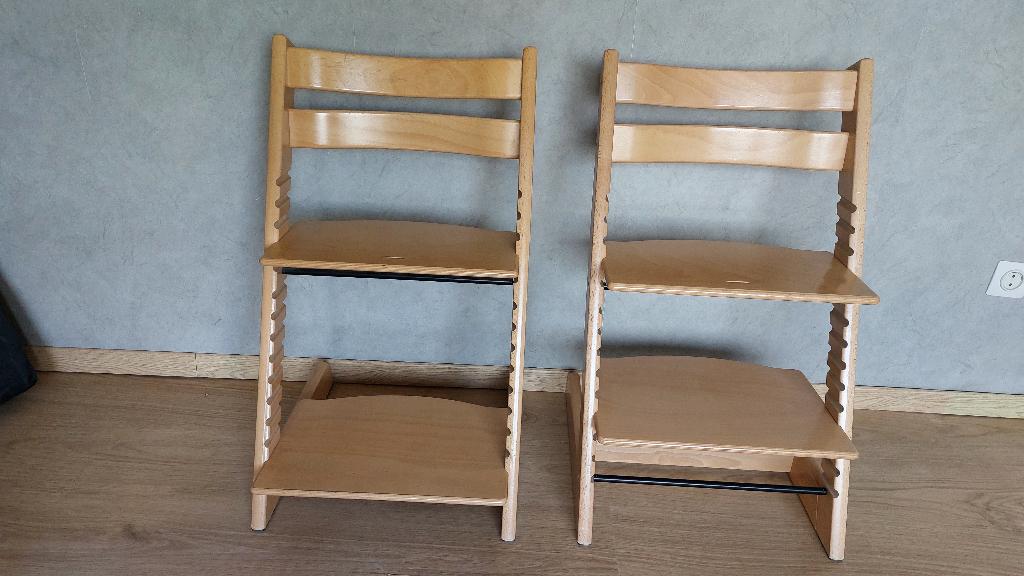 Kinderstoel trip trap Stokke, Ophalen, Gebruikt, Meegroeistoel