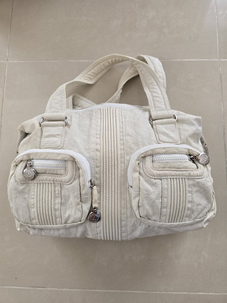 handtas Kipling, Ophalen, Gebruikt, Wit, Handtas
