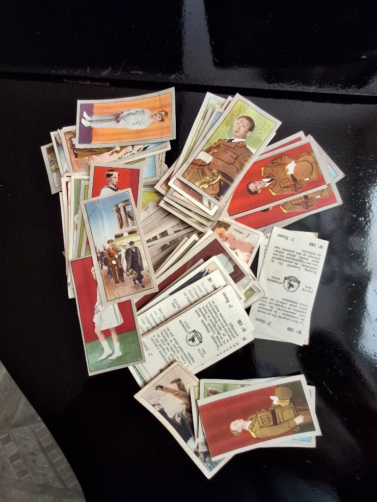 lot chromo's Belgisch Vorstenhuis ., Verzamelen, Verzenden, Gebruikt, Kaart, Foto of Prent