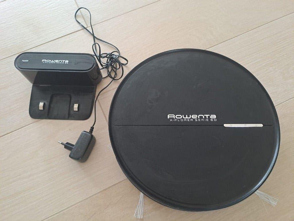 Robotstofzuiger, Electroménager, Aspirateurs, Rowenta, Réservoir, Convient aux sols durs, Comme neuf