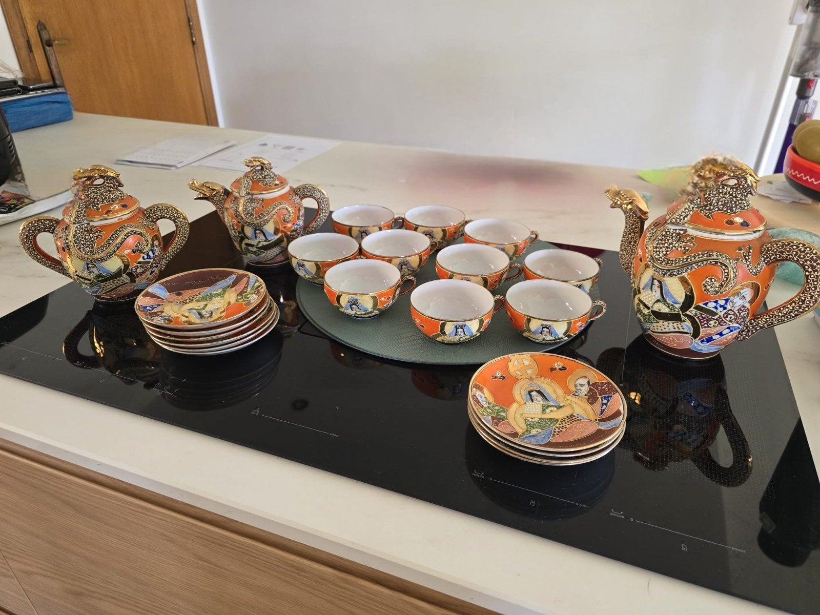 Satsuma-theeservies japans, Ophalen of Verzenden