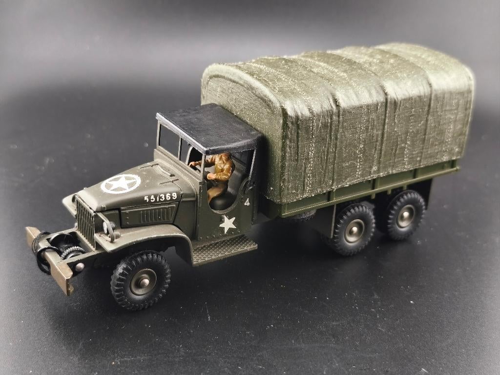 DINKY TOYS FRANCE GMC DEKZEIL REF 809, Ophalen of Verzenden, Gebruikt, Bus of Vrachtwagen, Dinky Toys