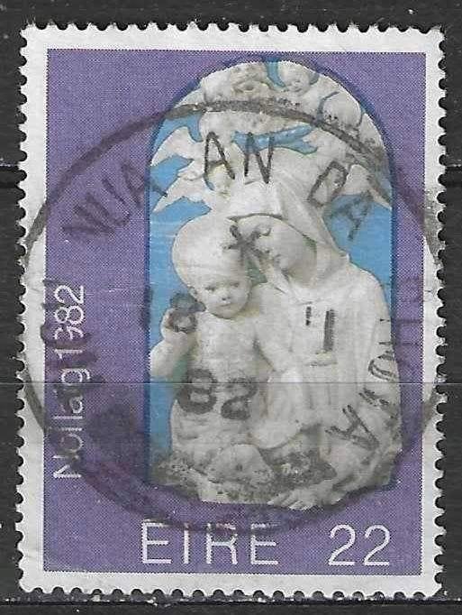 Ierland 1982 - Yvert 485 - Madonna en het Kind (ST), Verzenden, Gestempeld
