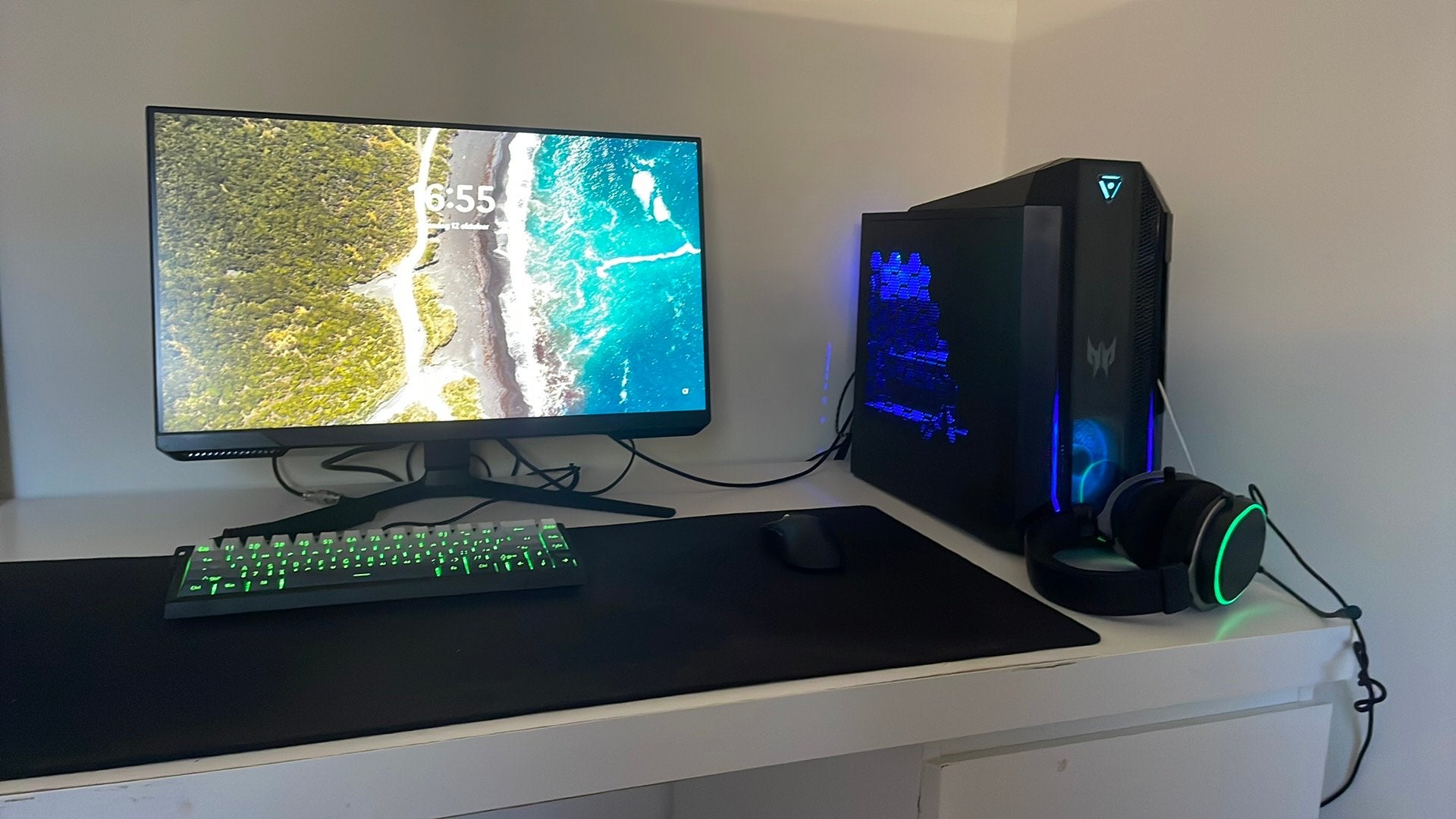 Full setup gaming + parfum gratuit, Ophalen, Zo goed als nieuw