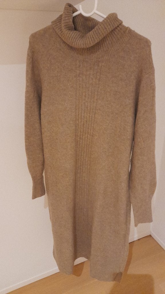 Winter jurk Sora, Kleding | Dames, Bruin, Maat 46/48 (XL) of groter, Nieuw, Ophalen of Verzenden