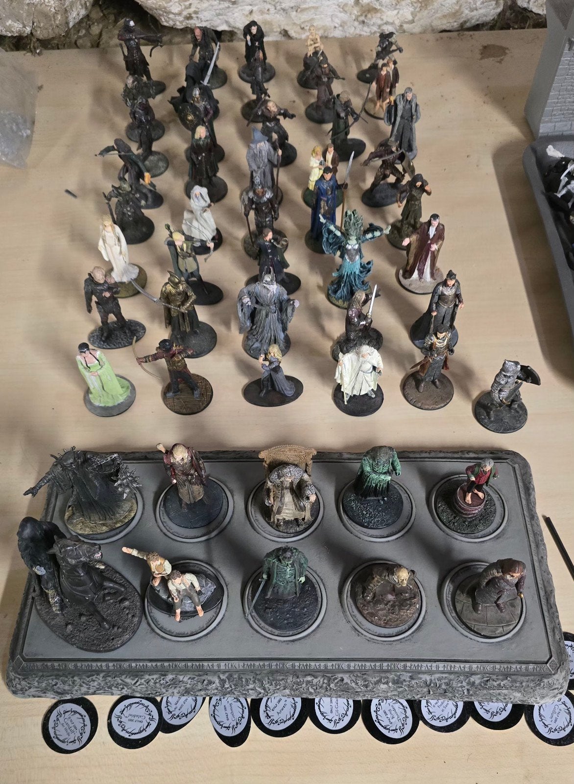 ​Lot figurines Le Seigneur des Anneaux Eaglemoss + Présentoi, Enlèvement ou Envoi, Le Seigneur des Anneaux, Figurine(s)