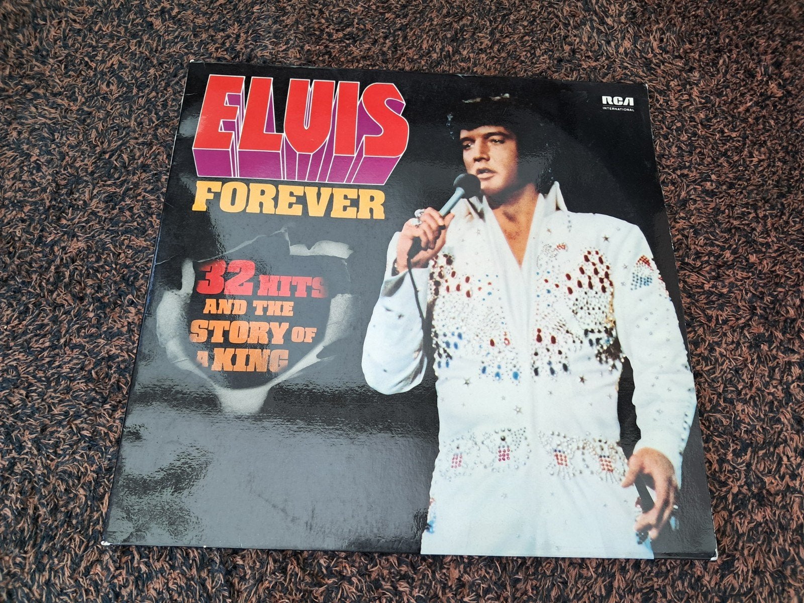 dubbel Lp Elvis forever 33 hits 1974, Cd's en Dvd's, Ophalen of Verzenden, 12 inch, Dubbel-LP, Zo goed als nieuw