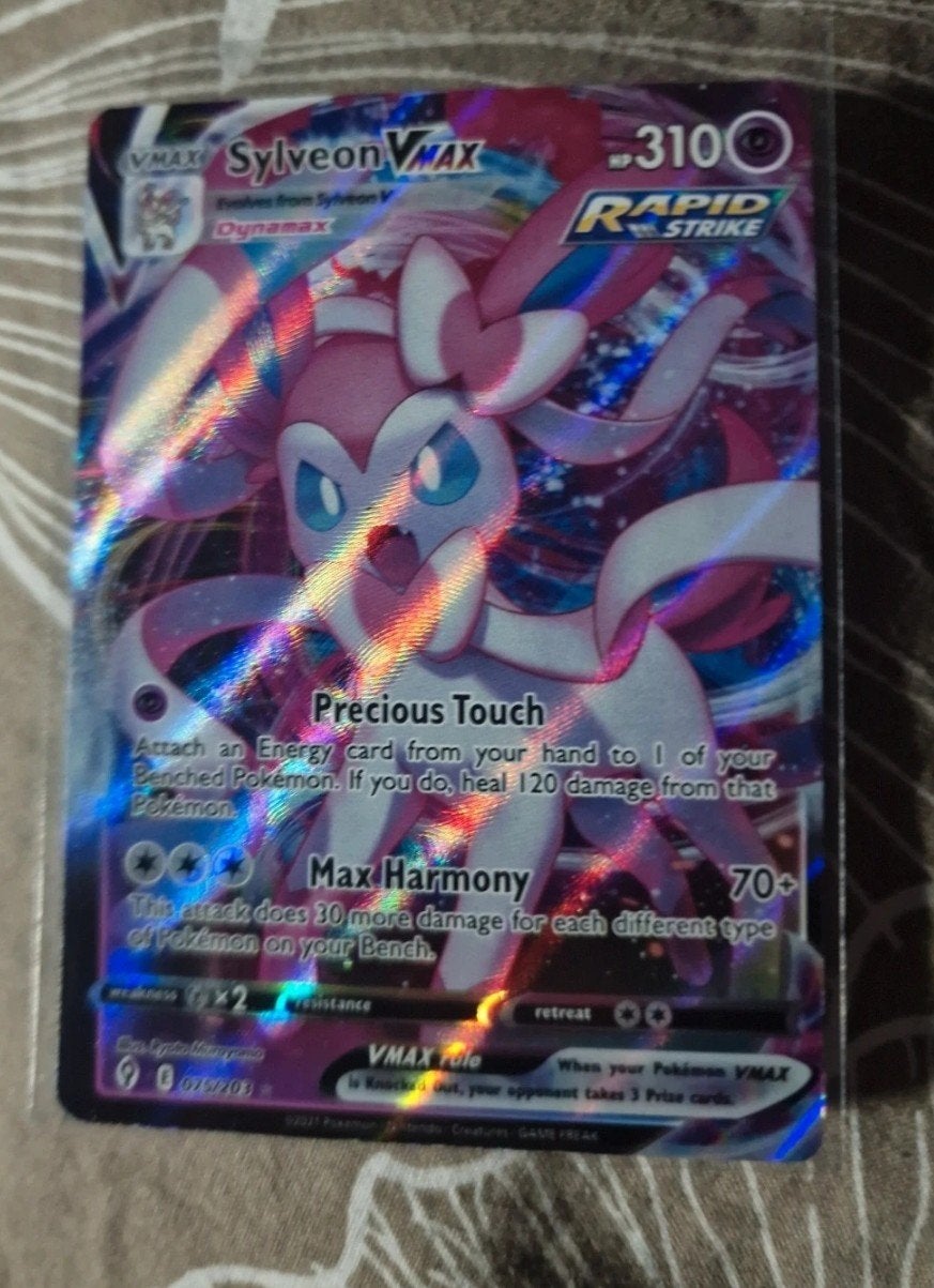 sylveon vmax Engelse pokemon kaart evolving skies, Enlèvement