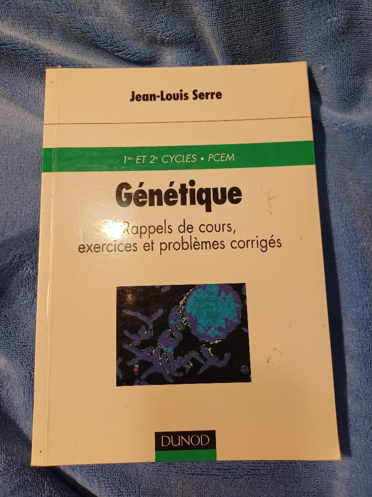 Genetique : Rappels De Cours, Exercices Et prblm..., Enlèvement, Utilisé, Enseignement supérieur