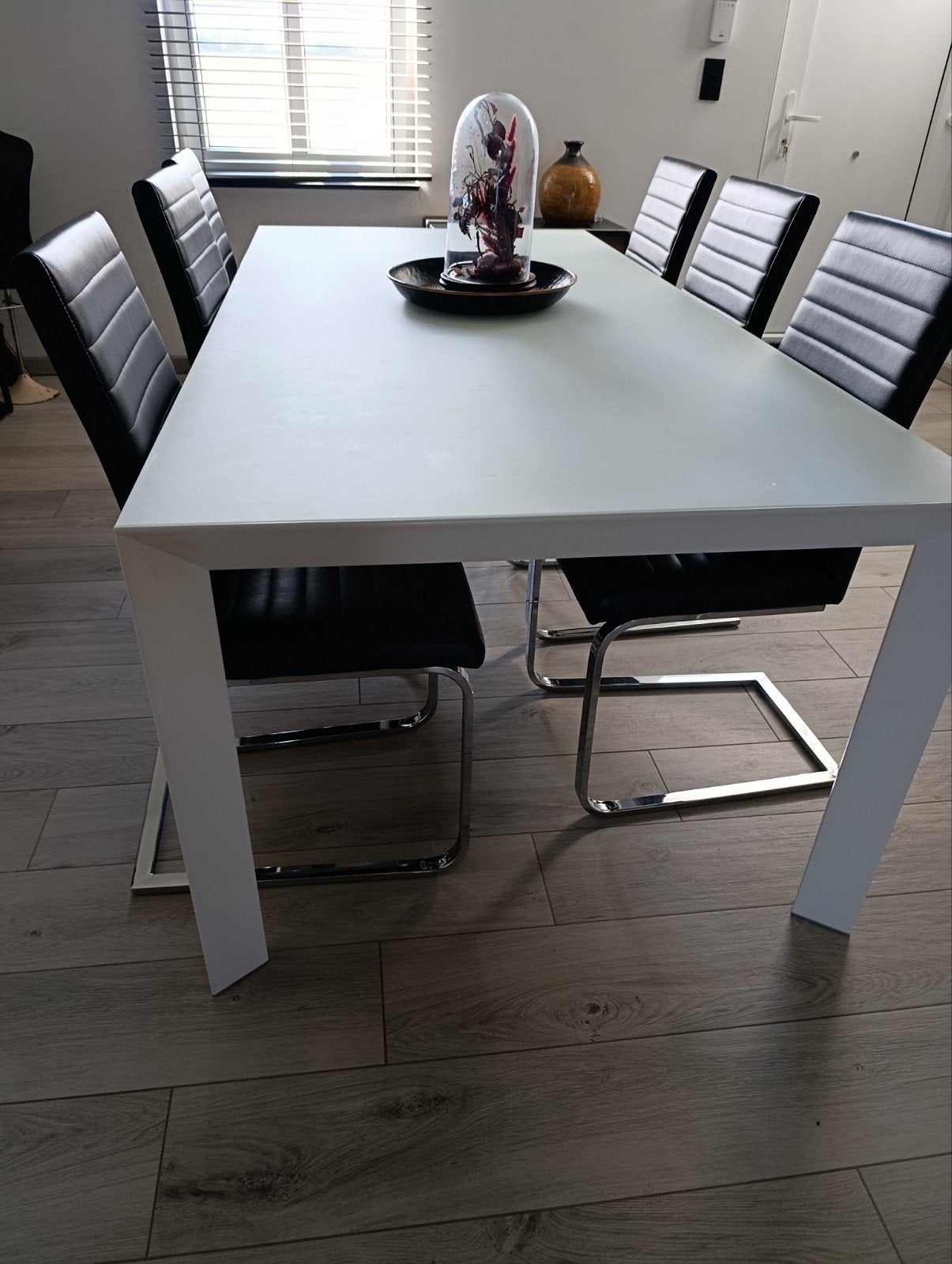 table de salle à manger, Huis en Inrichting, Ophalen, Zo goed als nieuw, Design, 4 tot 6 stoelen