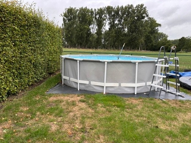 Intex zwembad, Gebruikt, 80 tot 120 cm, 300 cm of meer, Ophalen of Verzenden