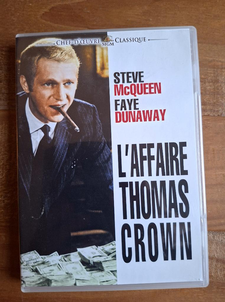L'affaire Thomas Crown - Steve McQueen - Faye Dunaway, CD & DVD, DVD | Thrillers & Policiers, Utilisé, Enlèvement ou Envoi