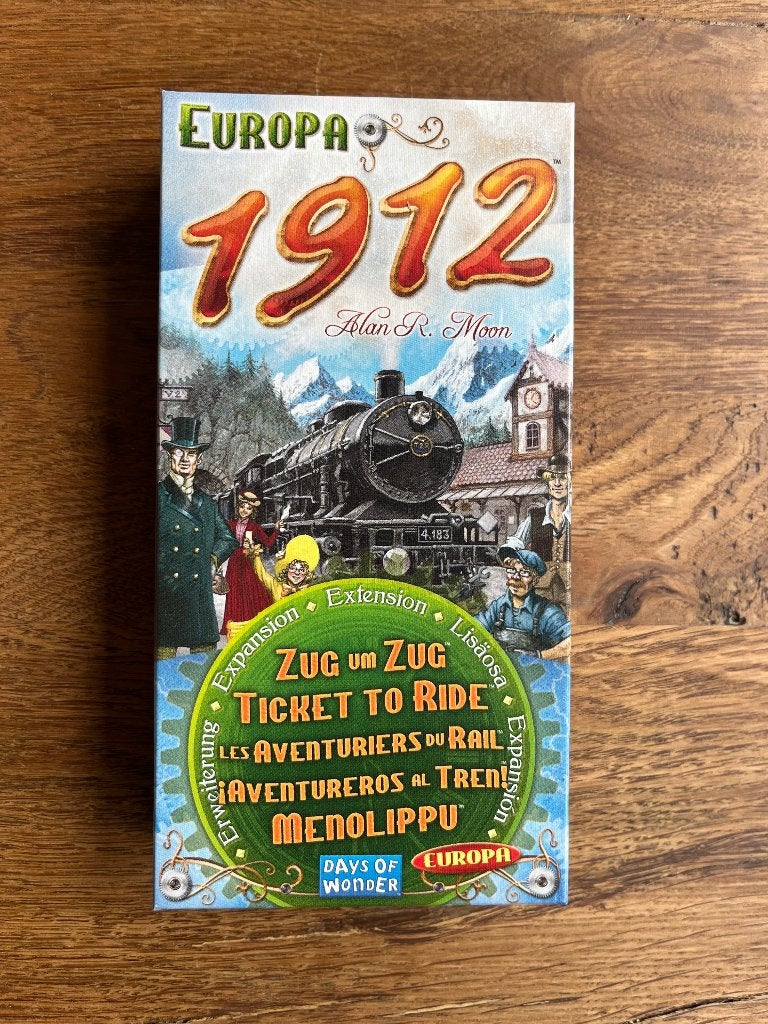 Ticket to Ride Europe 1912 uitbreiding - als nieuw, Enlèvement ou Envoi, Comme neuf