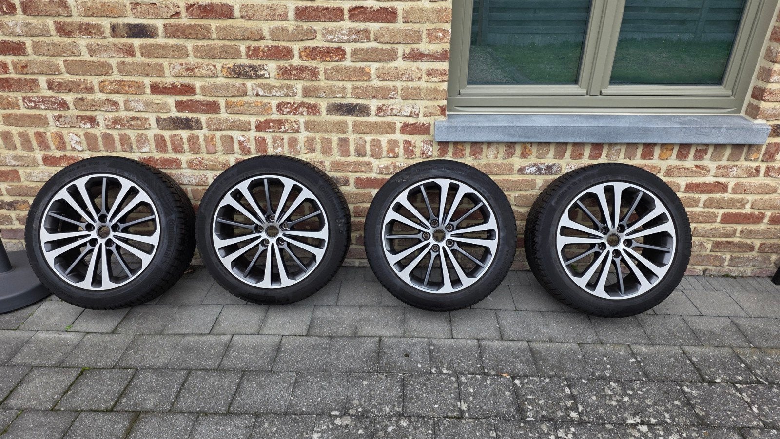 Winterbanden 18 inch 5x115 Opel, Ophalen, 18 inch, 245 mm, Banden en Velgen