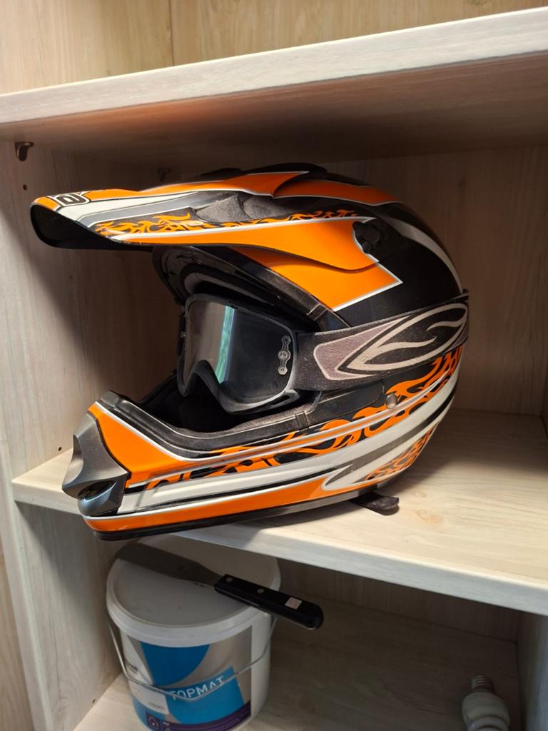 Crosshelm+bril, Motoren, Kleding | Motorhelmen, Ophalen