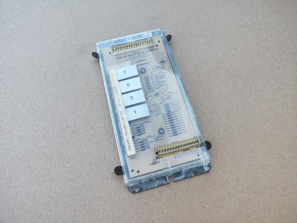 Pricing Bord/ 6-08878-04 Rowe-AMi (R- Series) jukebox, Envoi, Ami
