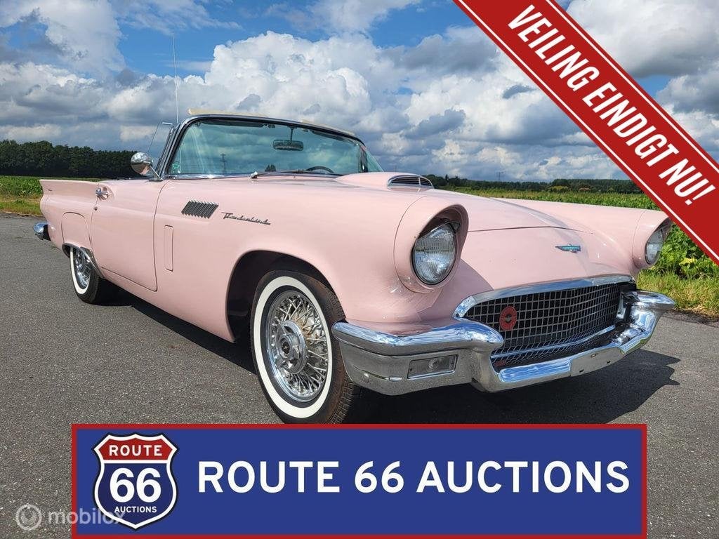 Ford Thunderbird | 1957 | Route 66 Auctions, Achat, Entreprise, Boîte manuelle, Autre carrosserie