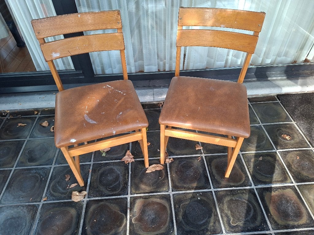 Stoelen vintage, Ophalen, Gebruikt