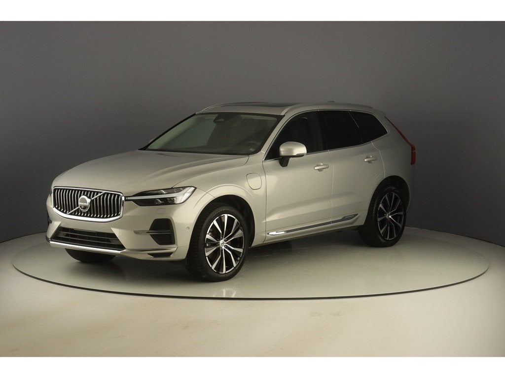 Volvo XC60 2.0T6 Recharge 350pk AWD, Autos, Volvo, Argent ou Gris, Euro 6, Noir, 5 portes