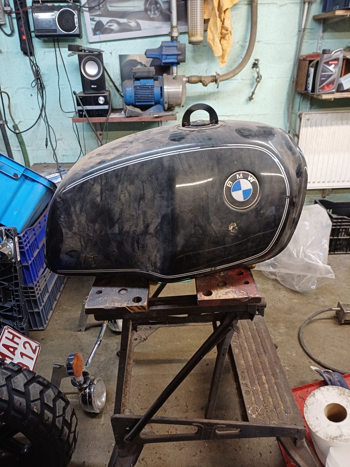 benzine tank r 100 bmw, Ophalen of Verzenden, Gebruikt