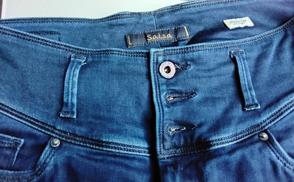 push-up SALSA jeansbroek maat 38, Kleding | Dames, Broeken en Pantalons, Blauw, SALSA, Zo goed als nieuw, Lang