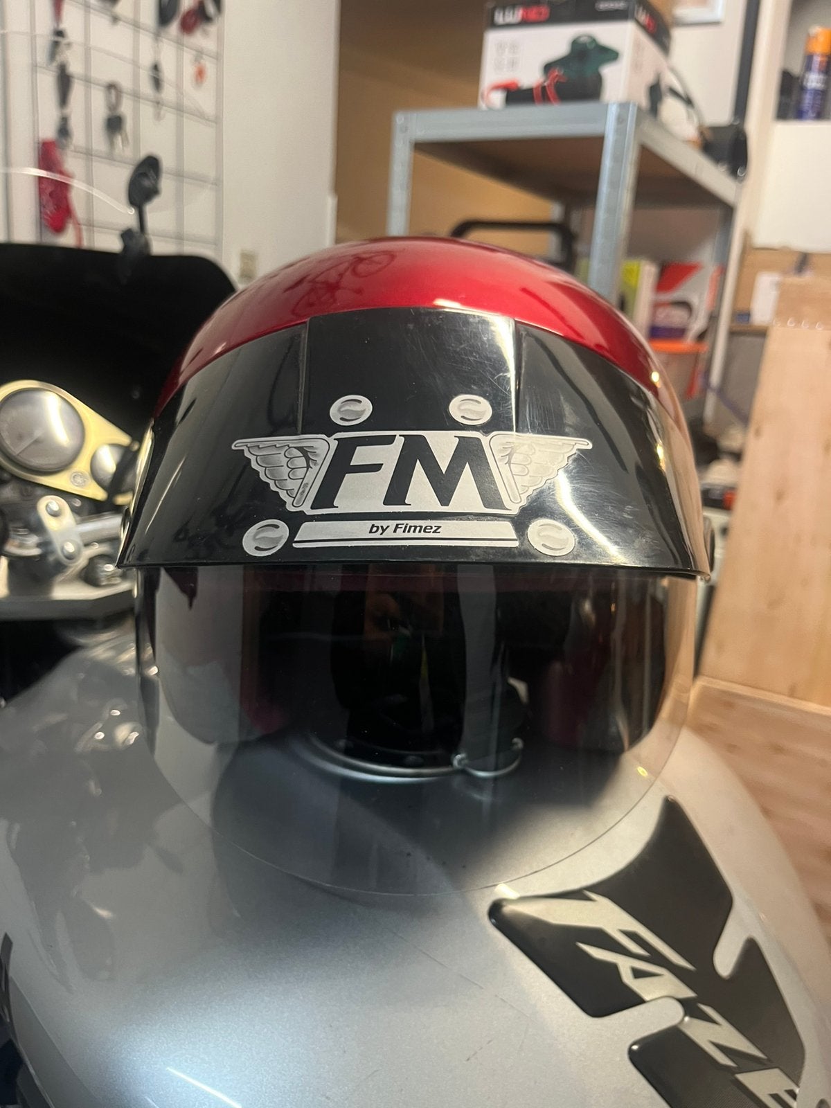 Nieuwe FM Interstate Scooterhelm Jethelm XS 54 Unused NOS, Fietsen en Brommers, Ophalen of Verzenden, Zo goed als nieuw