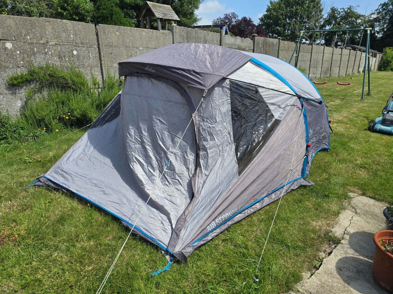 QUECHUA Opblaasbare kampeertent Air Seconds 4.1, Caravans en Kamperen, Ophalen