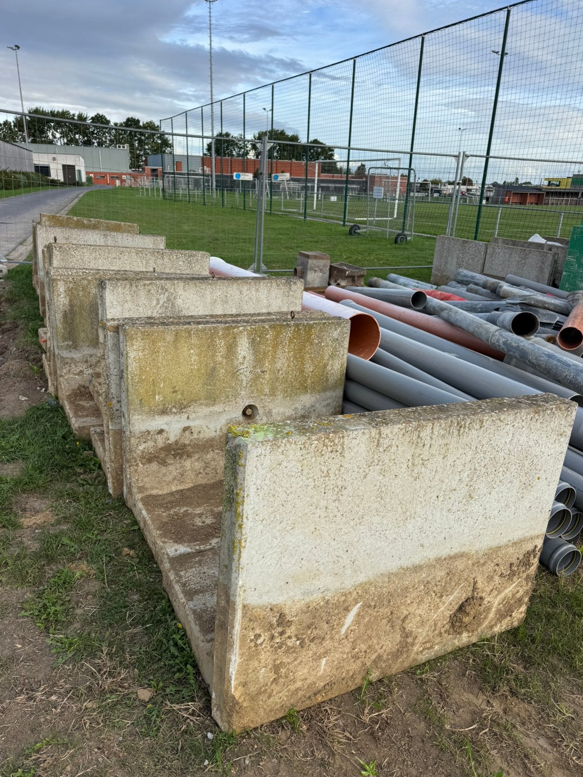 L-elementen keermuren, Doe-het-zelf en Bouw, Ophalen, Gebruikt