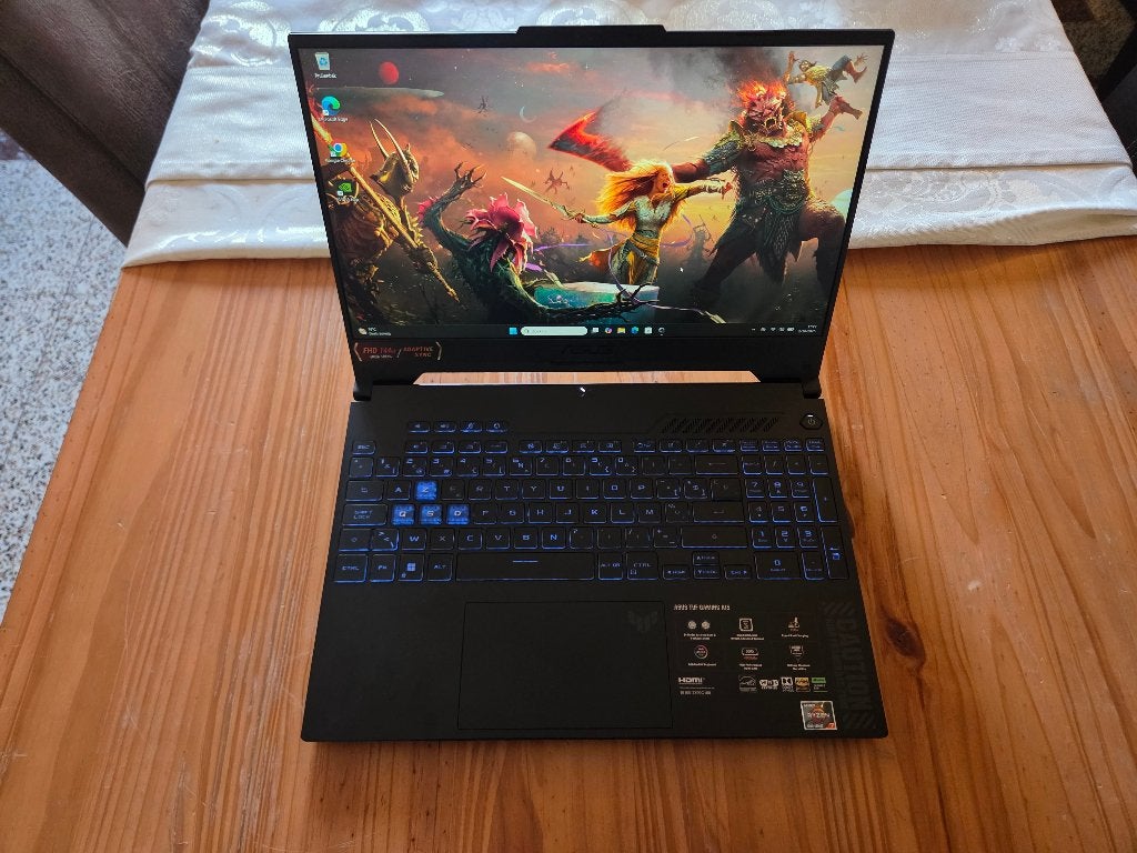 ASUS TUF A15 – RTX 4060 8GB 140W | G-SYNC + FreeSync | 144Hz, ASUS, 16 pouces, Comme neuf, 4 Ghz ou plus