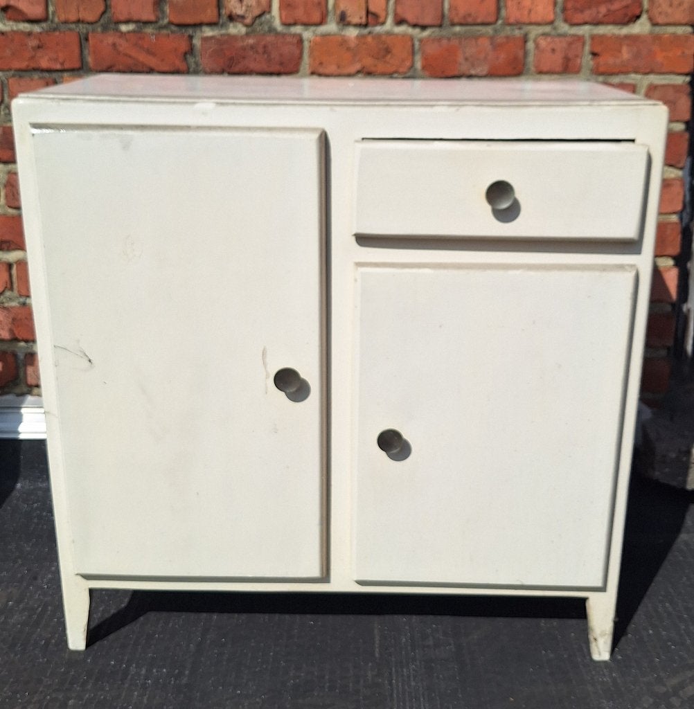 petit buffet vintage en bois peint, Enlèvement
