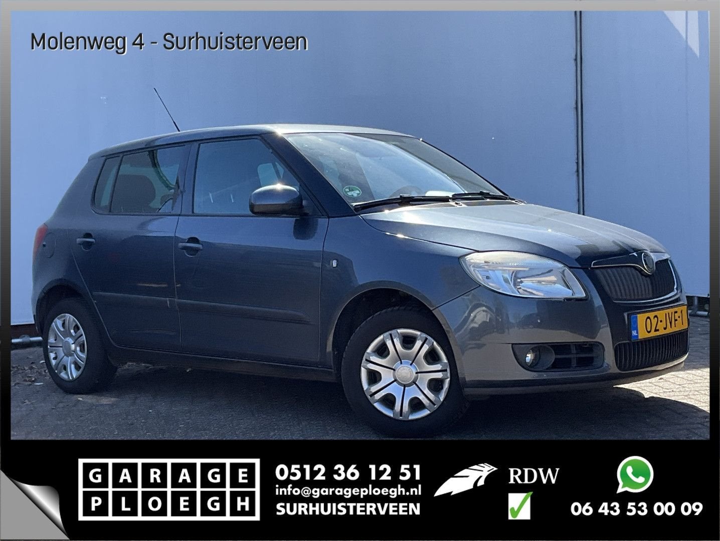 Skoda Fabia 1.2-12V Tour Cruise Clima NL-Auto!, Autos, Argent ou Gris, Achat, 140 g/km, Entreprise