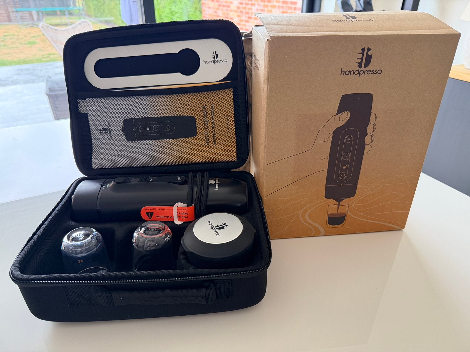 Handpresso - nooit gebruikt, Caravans en Kamperen, Kampeergereedschap, Ophalen, Nieuw