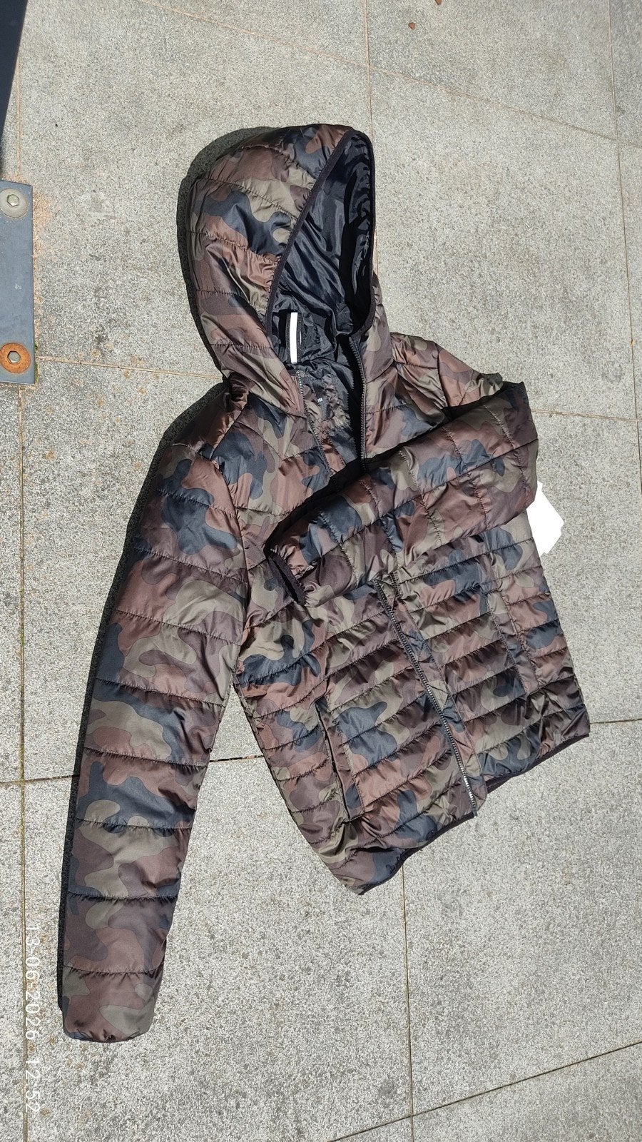 Gewatteerde jas unisex M, Kinderen en Baby's, Kinderkleding | Maat 152, Ophalen, Jas