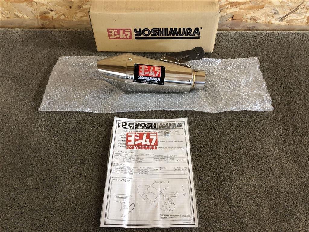 Yoshimura Tri-Cone Japan uitlaat demper BMW S1000RR 10-14, Motoren, Verzenden, Nieuw