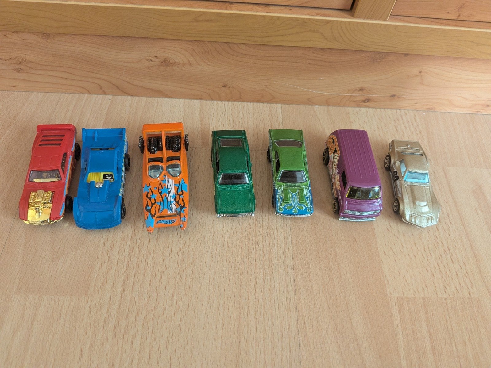 7 verschillende hot wheels, Ophalen of Verzenden
