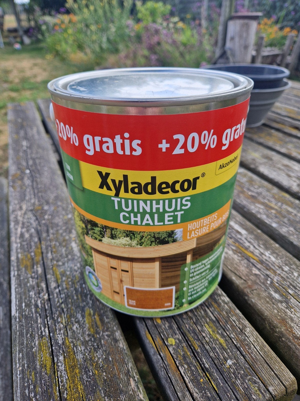 xyladecor tuinhuis houtbeits 3 l, Minder dan 5 liter, Ophalen, Nieuw, Beits