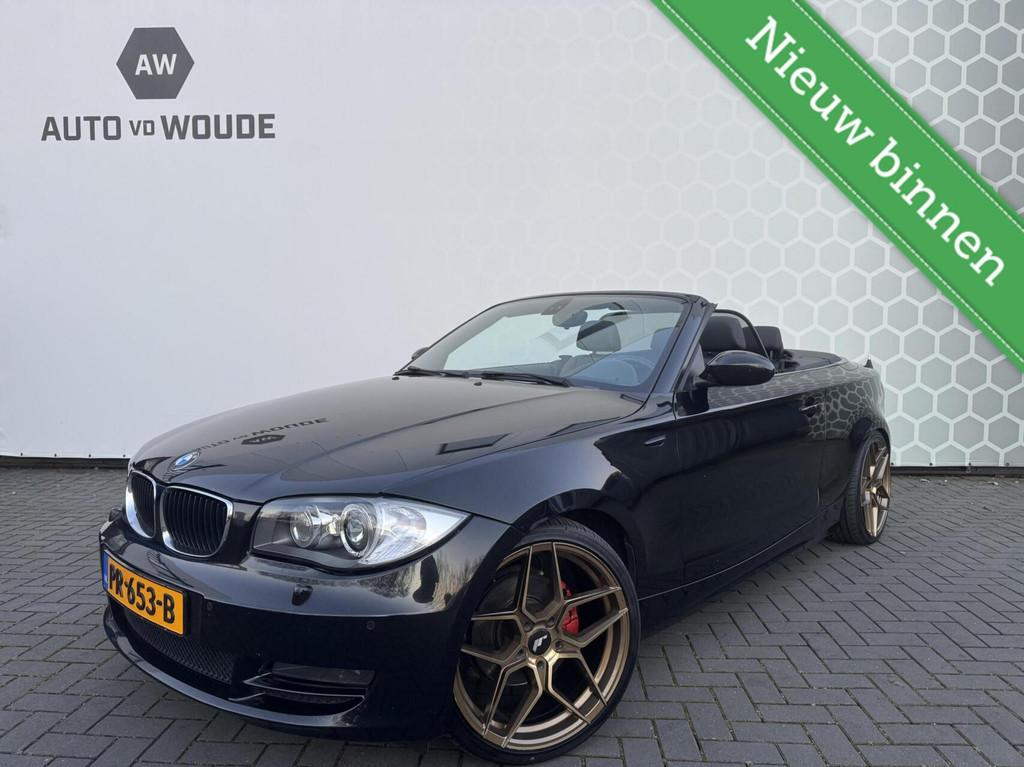 BMW 1-serie Cabrio 120i Executive Leer Xenon 19 inch velgen, Cuir, Achat, Alarme, Entreprise