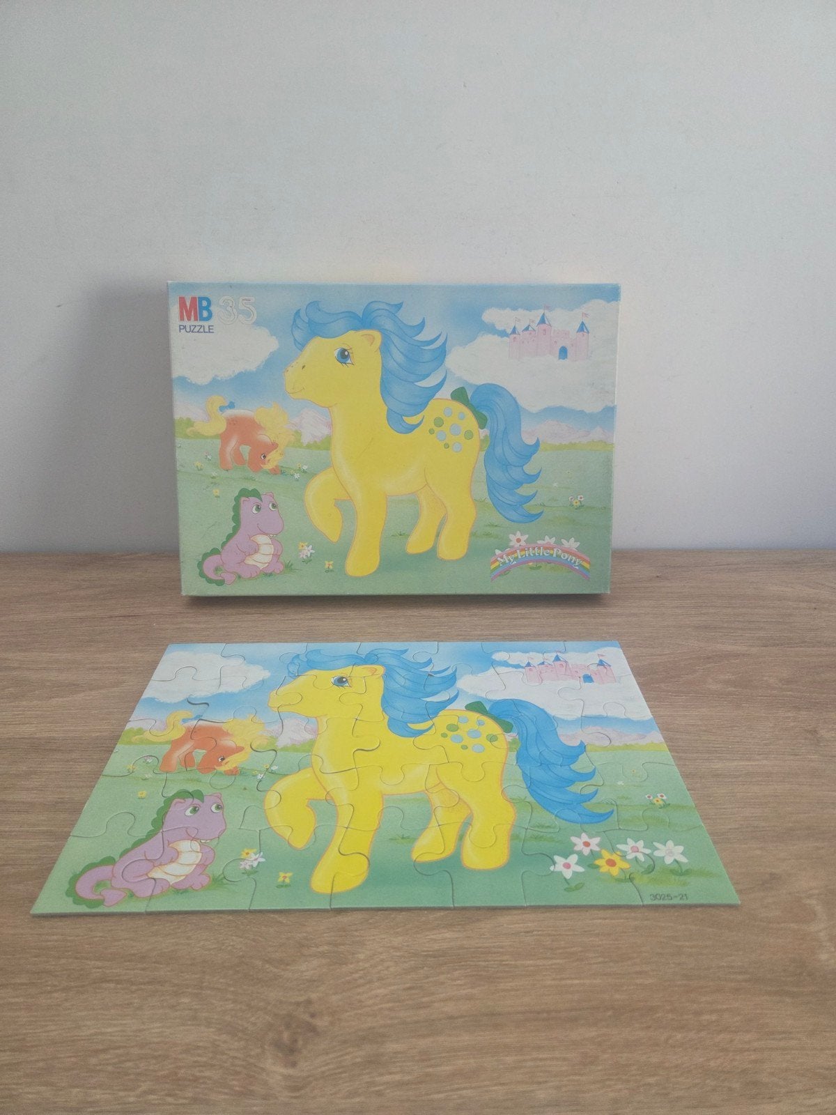 My Little Pony – Vintage MB Puzzel (35 stukjes) met Bubbles, Ophalen of Verzenden