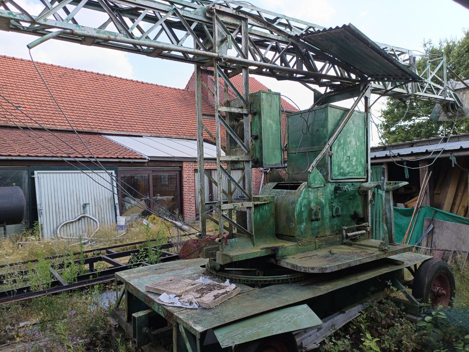Bouwkraan, Ophalen