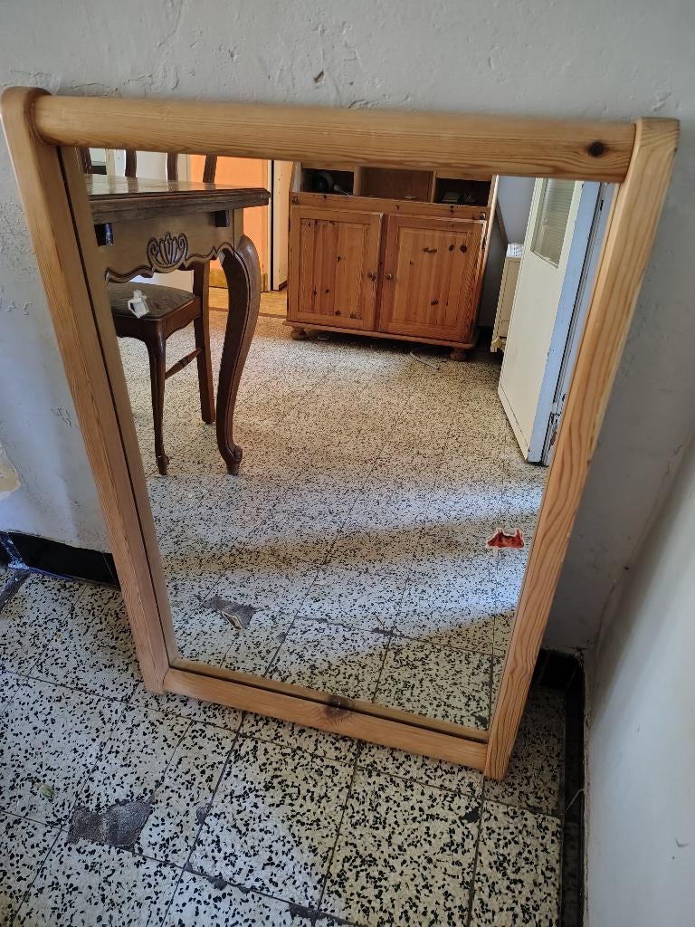 spiegel in kader mooie staat 90 x 60, Huis en Inrichting, Ophalen