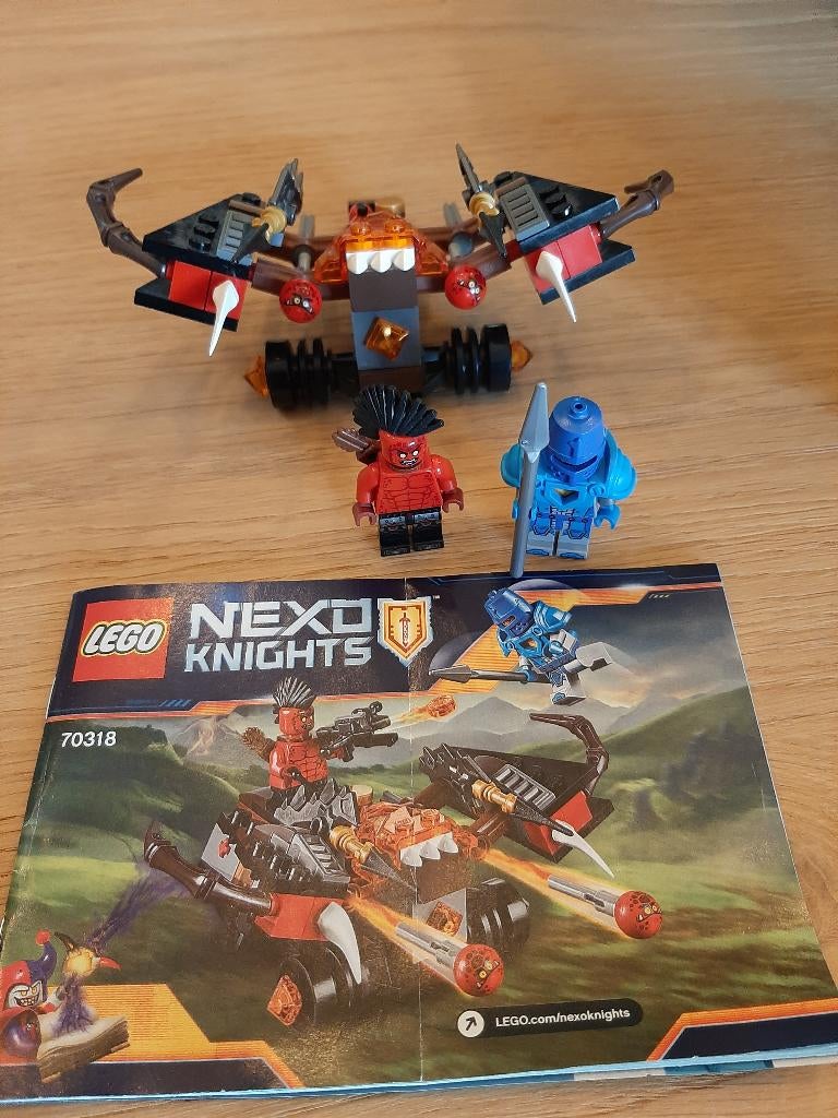 Ensemble LEGO Nexo Knights 70318 Glob Lobber, Accessoires inclus, Lego, Ensemble complet, Comme neuf