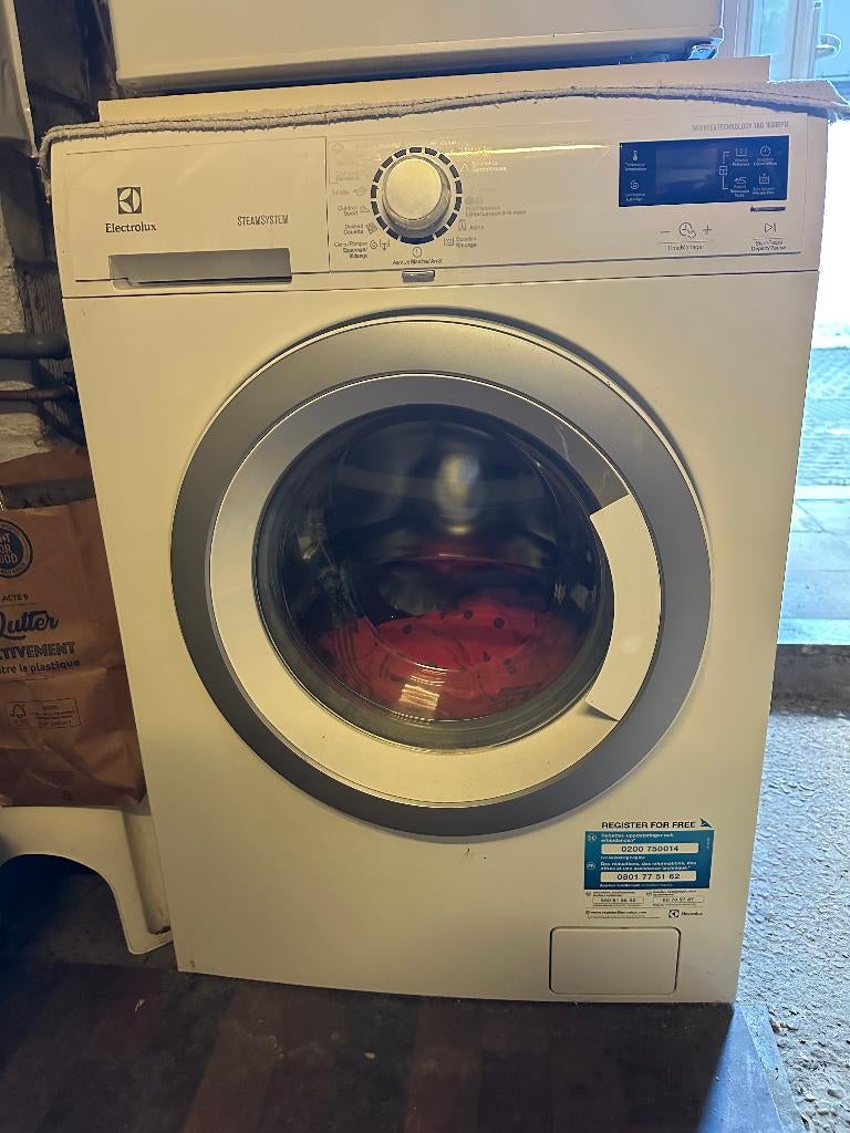 Wasmachine Electrolux, Ophalen, Gebruikt, Voorlader, 1200 tot 1600 toeren