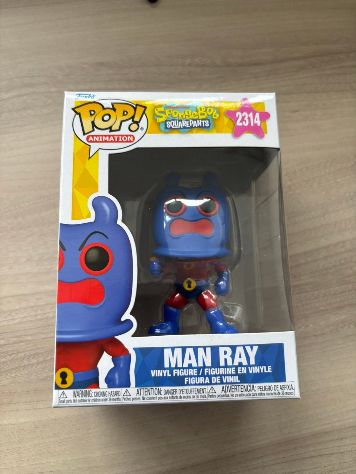 Funko Pop Man Ray #2314 – SpongeBob SquarePants, Verzamelen, Ophalen of Verzenden, Zo goed als nieuw