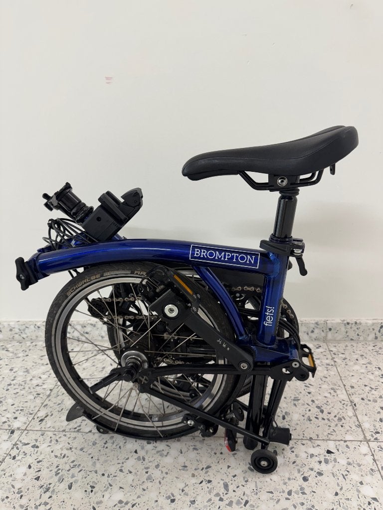 Brompton Electric H6L 300Wh – zo goed als nieuw, Fietsen en Brommers, Ophalen, Brompton, Velgrem, 16 tot 18 inch