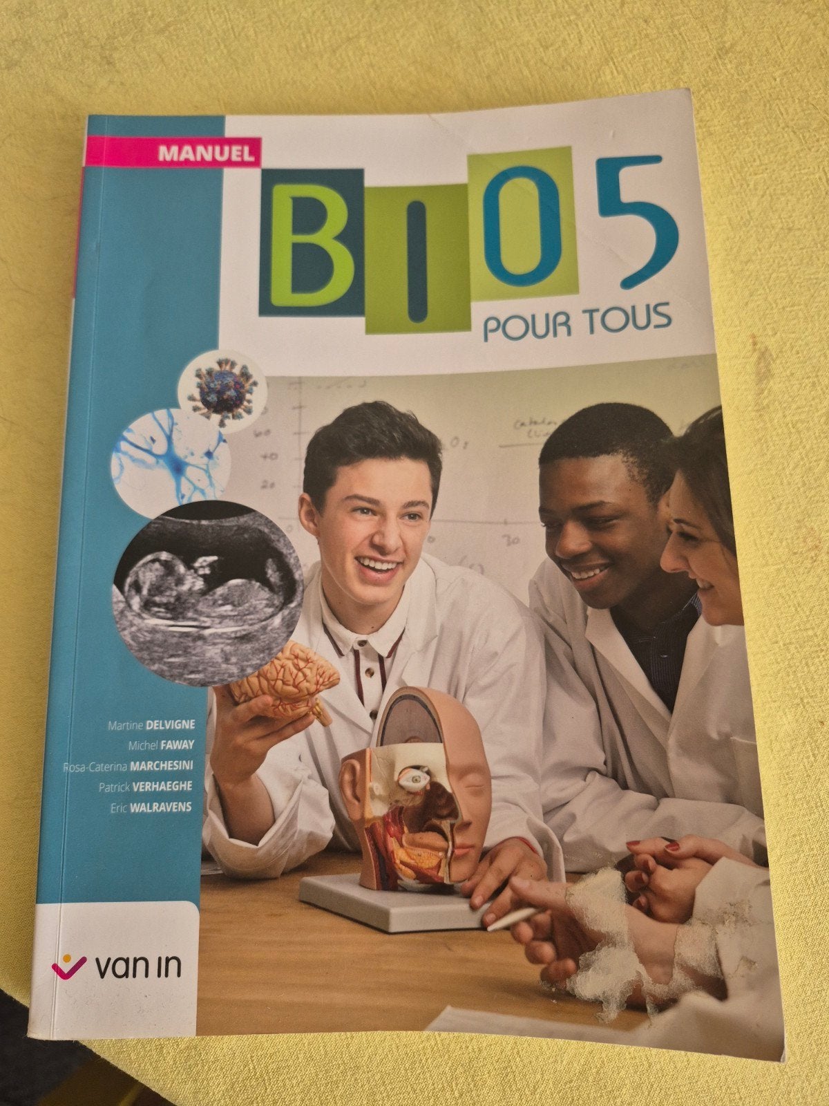 BIO 5 POUR TOUS MANUEL, Livres, Van in, Biologie, Comme neuf, Enlèvement