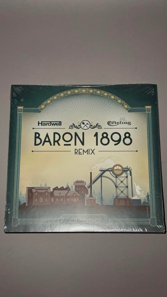 GESEALD: Hardwell - Baron 1898 (Efteling) Remix CD, Cd's en Dvd's, Ophalen of Verzenden, Nieuw in verpakking