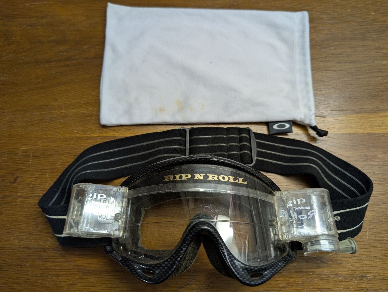 Oakley MX bril O model met Rip 'N Roll systeem, Motoren, Overige typen, Dames, Ophalen of Verzenden, Oakley