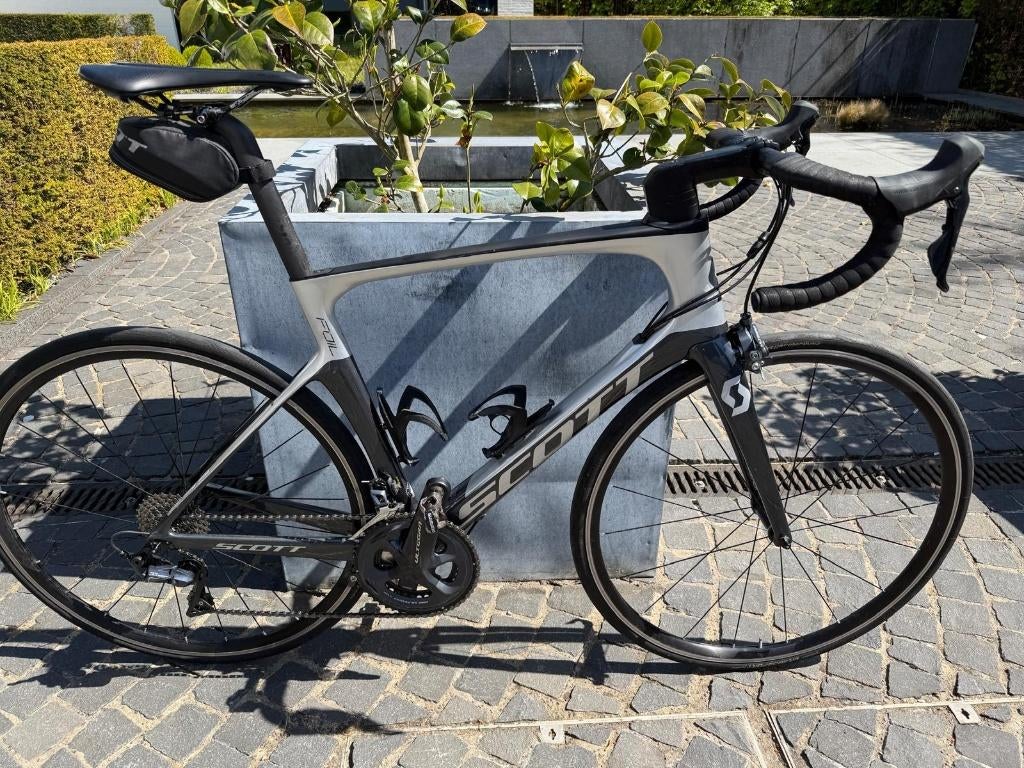 SCOTT Foil RC20 Racefiets — Zilver/Zwart — Maat 56, Carbon, Meer dan 20 versnellingen, 53 tot 57 cm, Ophalen
